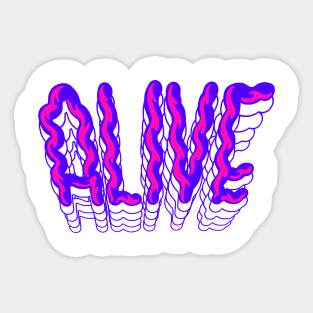 Alive Sticker